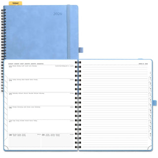 POPRUN 2026 Weekly Planner Ceiling Blue