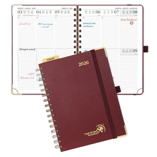 POPRUN 2026 Weekly Planner Bordeaux