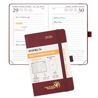 POPRUN 2026 Daily Planner Bordeaux