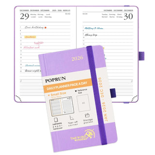 POPRUN 2026 Daily Planner Violet
