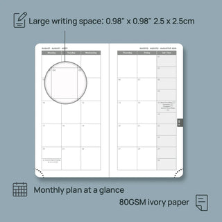 POPRUN 2026 Weekly Planner