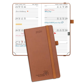 POPRUN 2026 Weekly Planner Brown