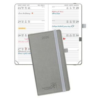 POPRUN 2026 Weekly Planner Gray