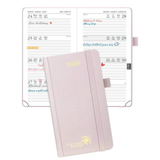 POPRUN 2026 Weekly Planner Light Pink