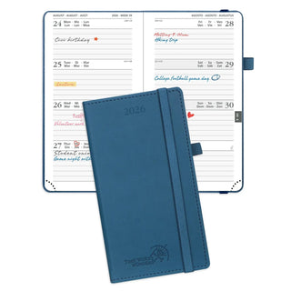 POPRUN 2026 Weekly Planner Navy Blue