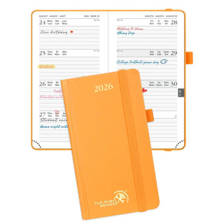 POPRUN 2026 Weekly Planner Orange
