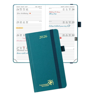 POPRUN 2026 Weekly Planner Pacific Green