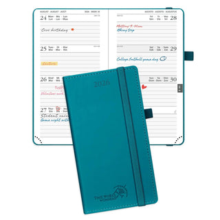 POPRUN 2026 Weekly Planner Pacific Green