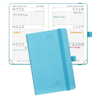 POPRUN 2026 Weekly Planner Donau Blue