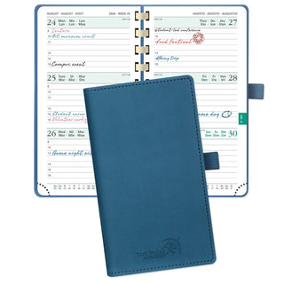 POPRUN 2026 Weekly Planner Navy Blue