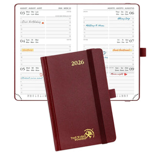 POPRUN 2026 Weekly Planner Bordeaux