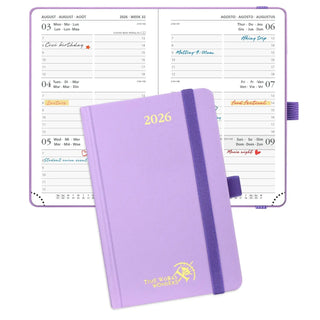 POPRUN 2026 Weekly Planner Violet