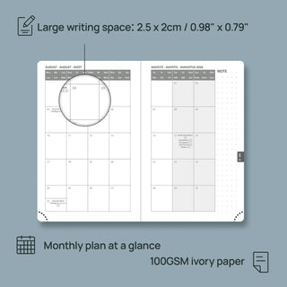 POPRUN 2026 Weekly Planner