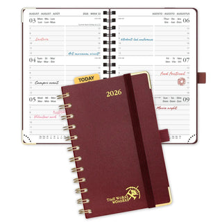 POPRUN 2026 Weekly Planner Bordeaux