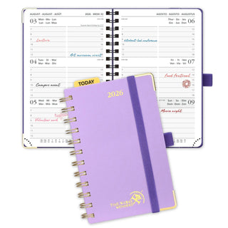 POPRUN 2026 Weekly Planner Violet