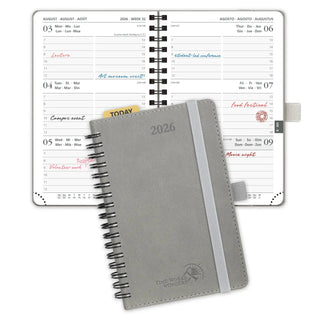 POPRUN 2026 Weekly Planner Gray