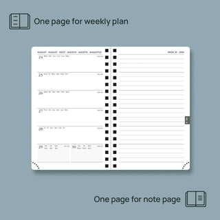 POPRUN 2026 Weekly Planner