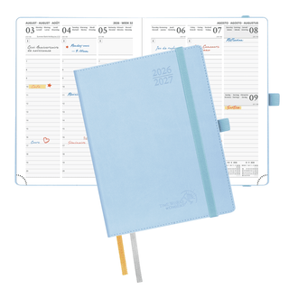 POPRUN 2026-2027 Academic Planner Blue