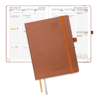 POPRUN 2026-2027 Academic Planner Brown