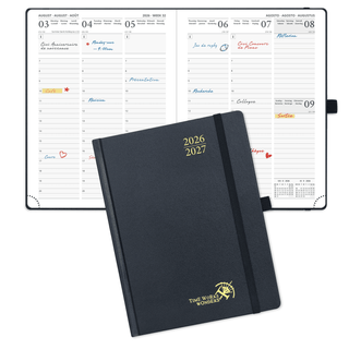 POPRUN 2026-2027 Academic Planner Black
