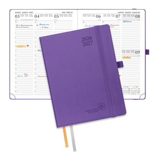 POPRUN 2026-2027 Academic Planner Purple