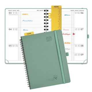 POPRUN 2026-2027 Academic Planner Army Green