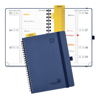 POPRUN 2026-2027 Academic Planner Navy Blue