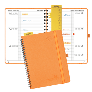 POPRUN 2026-2027 Academic Planner Orange