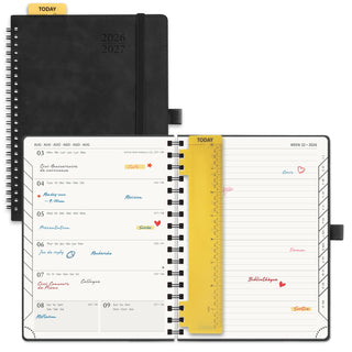 POPRUN 2026-2027 Academic Planner Black
