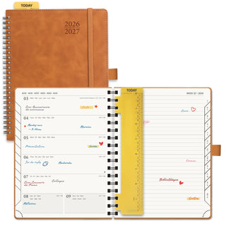 POPRUN 2026-2027 Academic Planner Brown