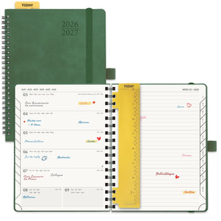 POPRUN 2026-2027 Academic Planner Green