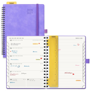 POPRUN 2026-2027 Academic Planner Lillac