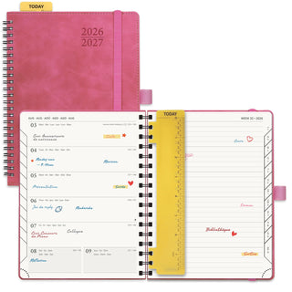 POPRUN 2026-2027 Academic Planner Magenta