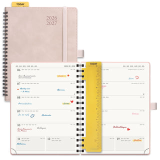 POPRUN 2026-2027 Academic Planner Pink