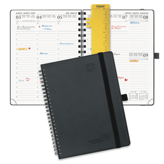 POPRUN 2026-2027 Academic Planner Black
