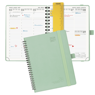 POPRUN 2026-2027 Academic Planner Celadon Green
