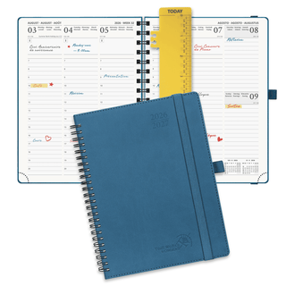 POPRUN 2026-2027 Academic Planner Night Sky Blue