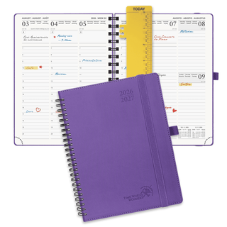 POPRUN 2026-2027 Academic Planner Purple