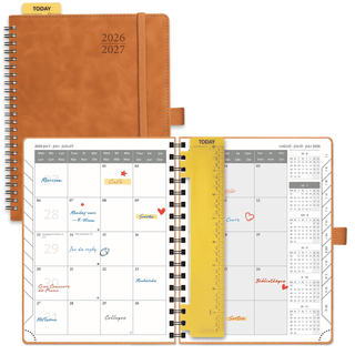POPRUN 2026-2027 Academic Planner Brown