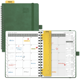 POPRUN 2026-2027 Academic Planner Green