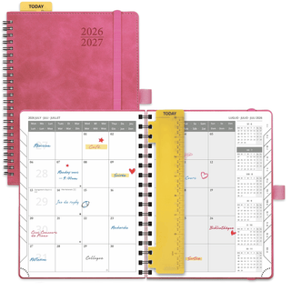POPRUN 2026-2027 Academic Planner Magenta