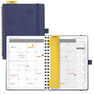 POPRUN 2026-2027 Academic Planner Navy Blue