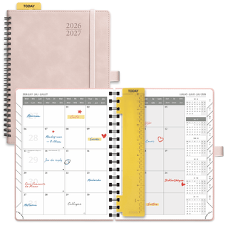 POPRUN 2026-2027 Academic Planner Pink