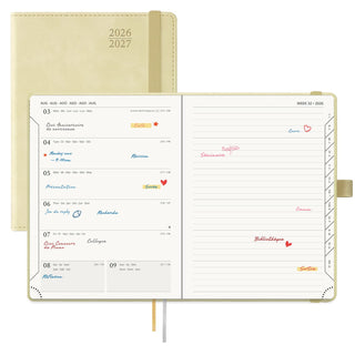POPRUN 2026-2027 Academic Planner Beige