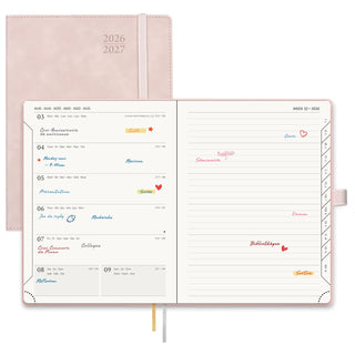 POPRUN 2026-2027 Academic Planner Pink