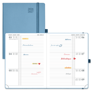POPRUN 2026-2027 Academic Planner Aquamarine