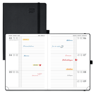 POPRUN 2026-2027 Academic Planner Black