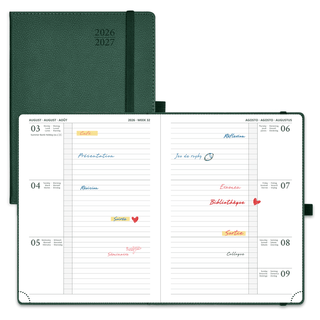 POPRUN 2026-2027 Academic Planner Foest Green