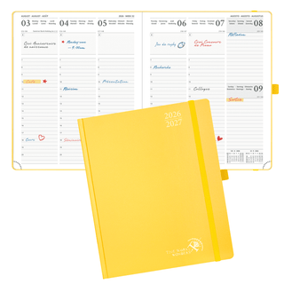POPRUN 2026-2027 Academic Planner Light Yellow