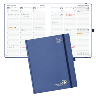 POPRUN 2026-2027 Academic Planner Navy Blue